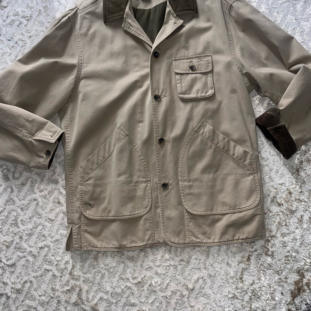 Vintage Banana Republic men’s Barn Jacket with Brown Accents